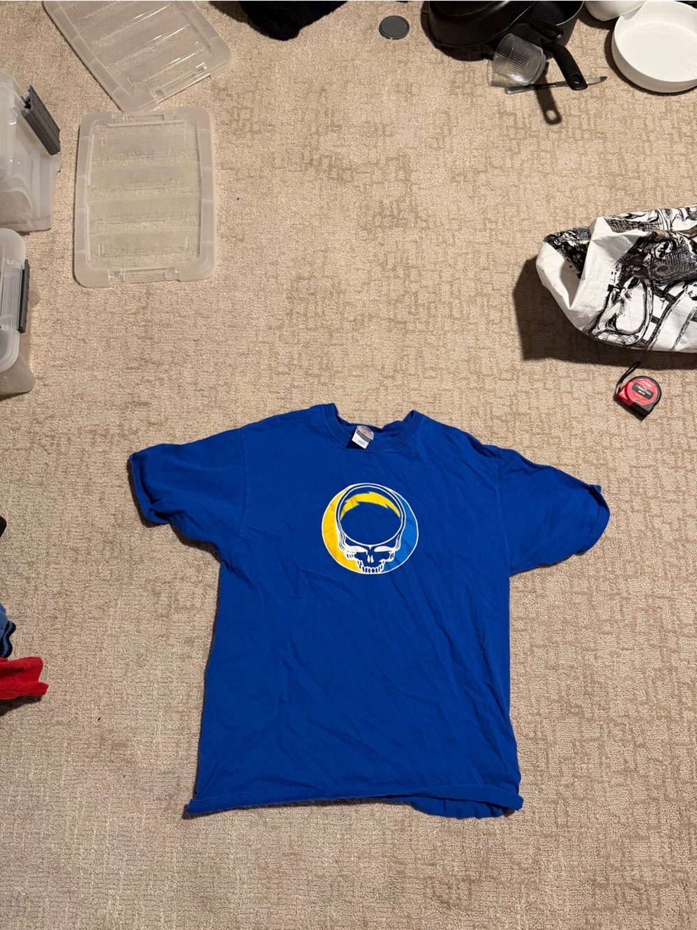 Grateful Dead X Chargers Short Sleeve Tee